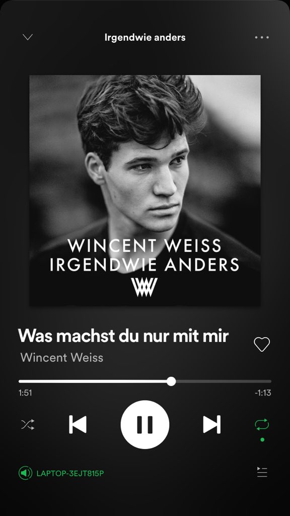 Already in love with the new album 😦😍 #irgendwieanders