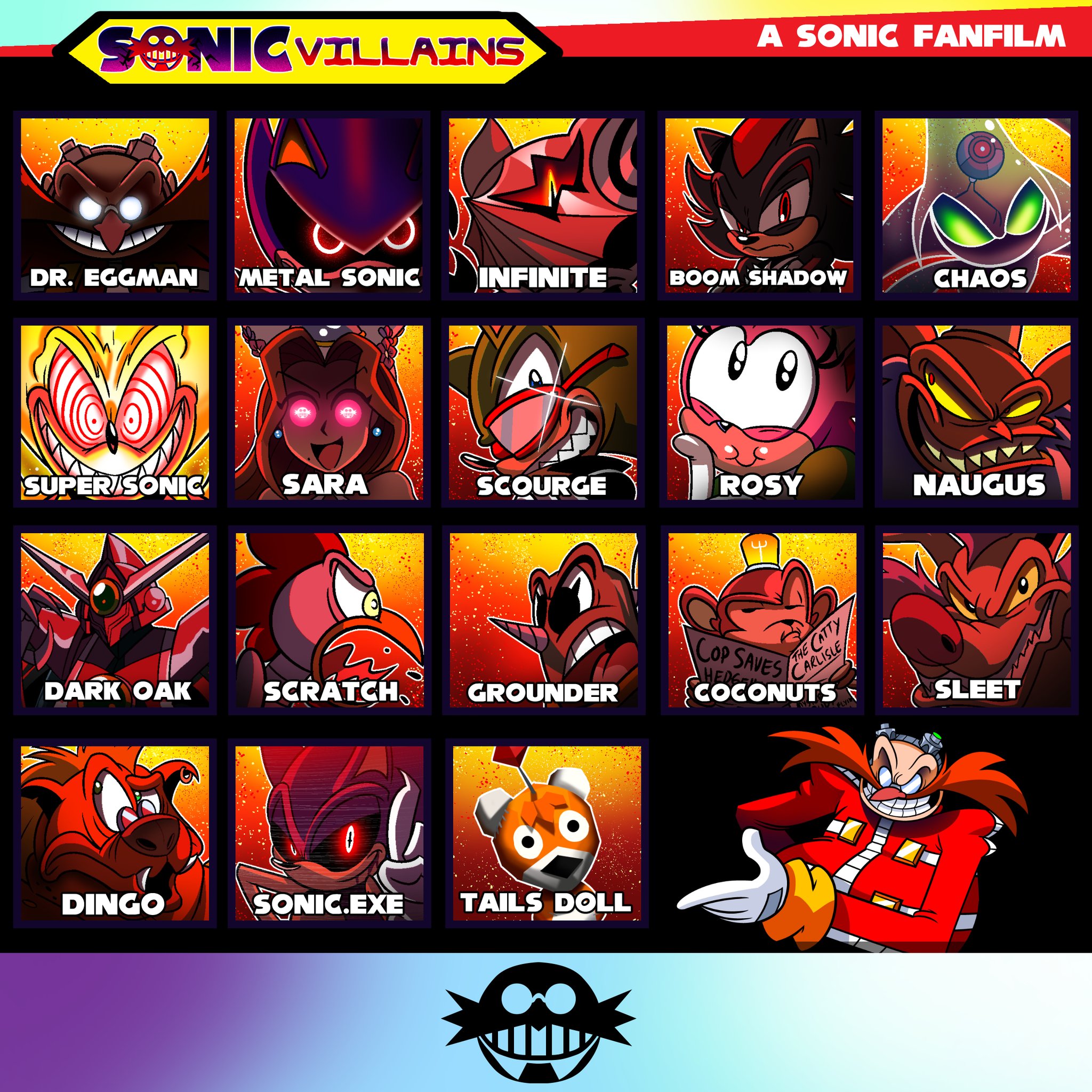 SONIC VILLAINS A Sonic Fanfilm on Twitter "robnmccormack