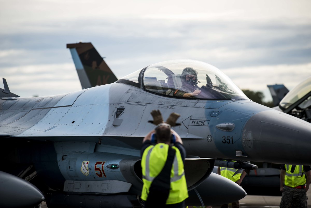 USPACOM's tweet photo. The biennial exercise #DiamondShield 2019 recently kicked off at @AusAirForce base Williamtown with fighters from the 18th Aggressor Squadron based out of @EielsonAirForce. https://t.co/rX0RtnlHsi