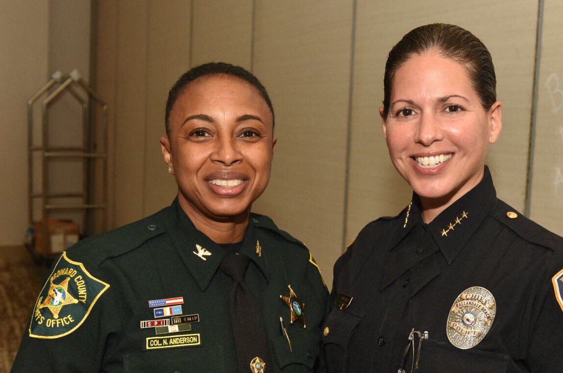 browardsheriff's tweet image. Our very own Colonel Nichole Anderson, joined by family and coworkers, is honored this evening by the @AspaSouthFla at their 16th Annual Women’s History Month Reception. #womenshistorymonth #teambso #bso
