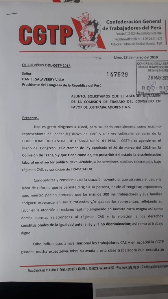 RamosJofred's tweet photo. A todos los trabajadores CAS este 3 de abril  salgamos a las calles en defenza de nuestros derechos y exigir que se agende los proyectos de ley en el congreso #CAS NUNCA MAS https://t.co/ETnR7IY5nz