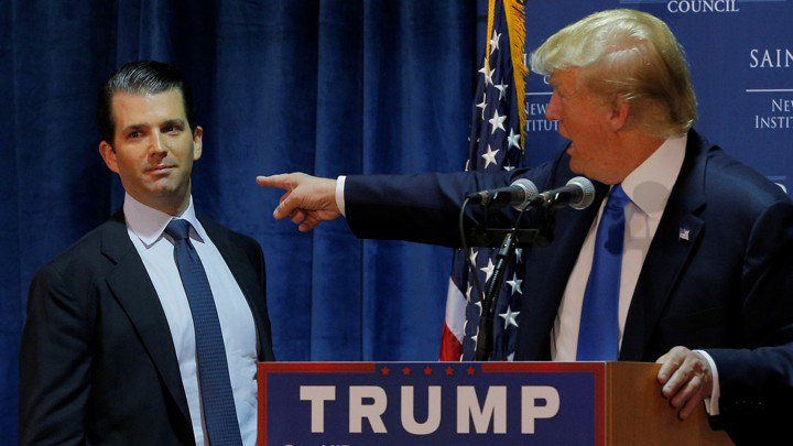 SecretsBedard's tweet photo. #RunDonRun A second @realDonaldTrump in office? @DonaldJTrumpJr won't rule out a run. Bushes did it. @Surabees https://t.co/liAfMlL286 https://t.co/OEhpGbFAUG