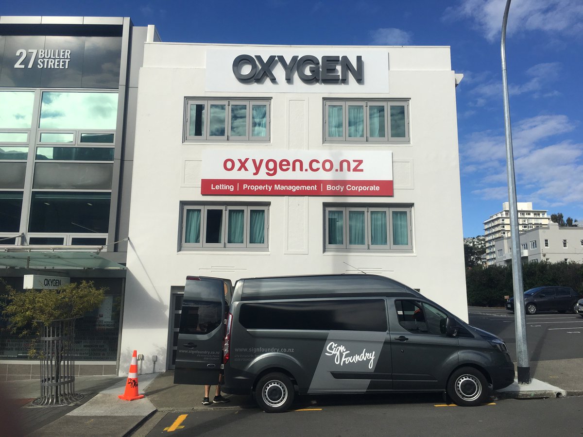 OxygenPropM's tweet photo. Love new signage! Thanks to the team at Sign Foundry. https://t.co/ZM6jouE4Zq