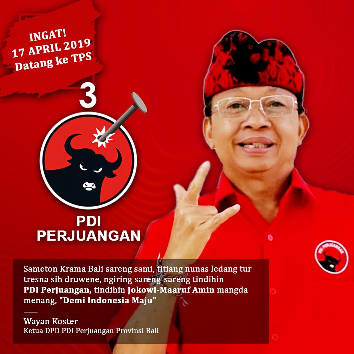 agresena's tweet photo. #Jokowiorangbaik 
#PDiperjuangan 
#Megatotal 
#Merahtotal 
#Menangtotal https://t.co/jThCTcQ5IO