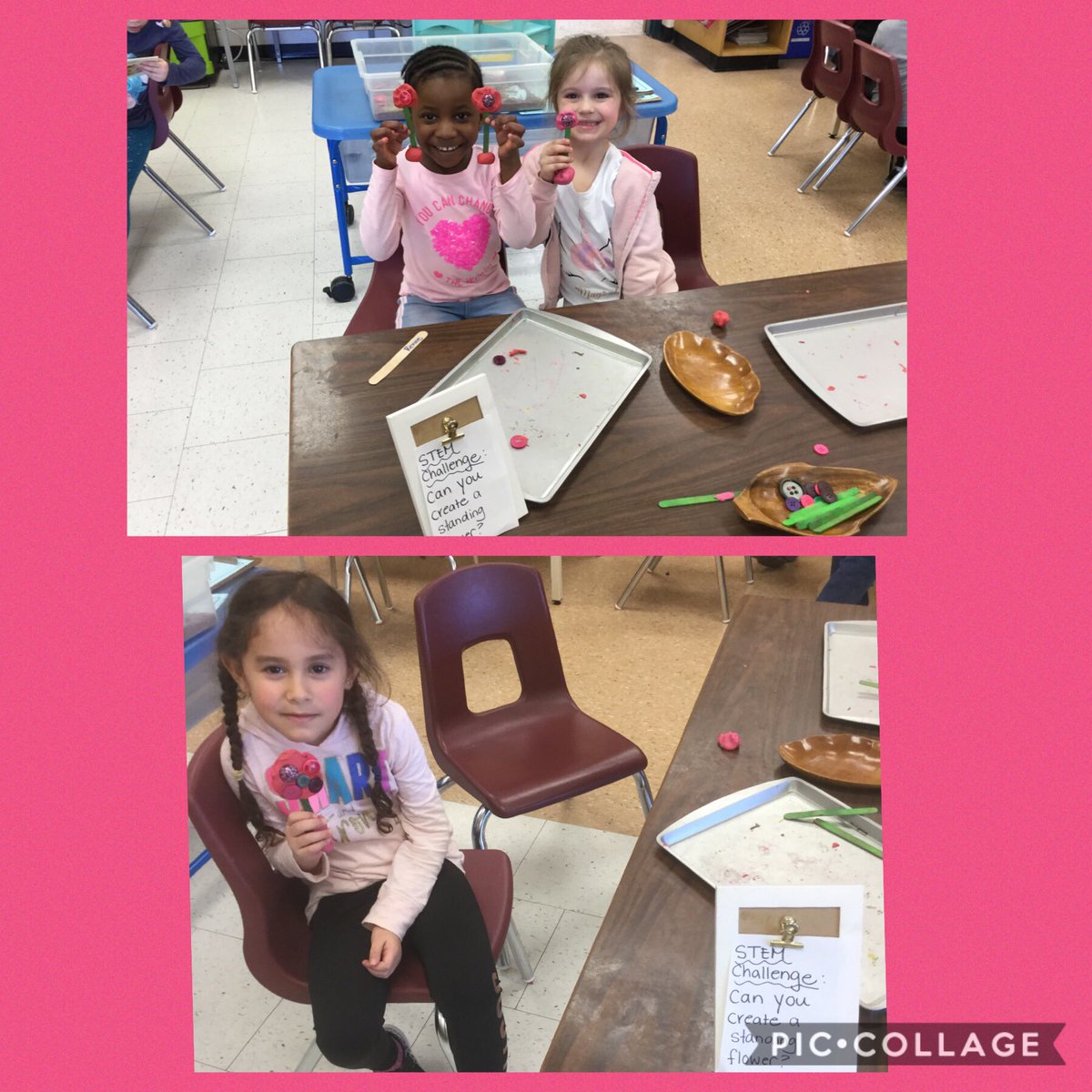 MacellaioFDK3's tweet photo. A fun spring STEM Challenge! Can you create a standing flower? 🌸 #FDKstem @DPCDSB_BFA https://t.co/PoT3PUS2dG