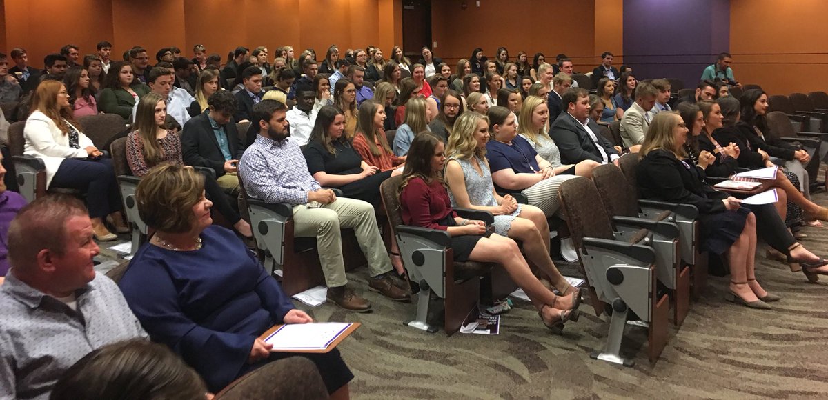So very exciting to welcome 60+ new members to <a href="/OSF_Official/">OSF</a>! Thanks current members for a record year! Thank you, thank you OSF for how you invest in <a href="/Ouachita/">Ouachita Baptist University</a> students!