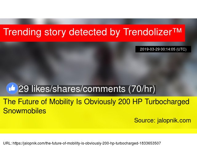 autolizer's tweet photo. The Future of Mobility Is Obviously 200 #HP Turbocharged Snowmobiles #KenBlock https://t.co/JwdzltdKqh https://t.co/mDnhpfxZUq