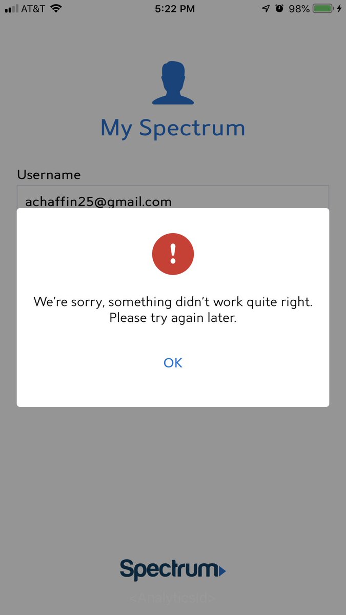 Ask Spectrum On Twitter I Will Be Happy To Take A Look Can You Please Dm Your Account Information Including Your Full Address And Phone Number Aah Spectrum At My Address