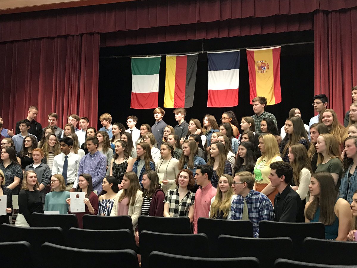 ojrea's tweet photo. World Language Honor Societies induction ceremony tonight for our amazing French, German, Latin, and Spanish students. @ojrsd_supt @owen_principal https://t.co/K7AV39QfFS