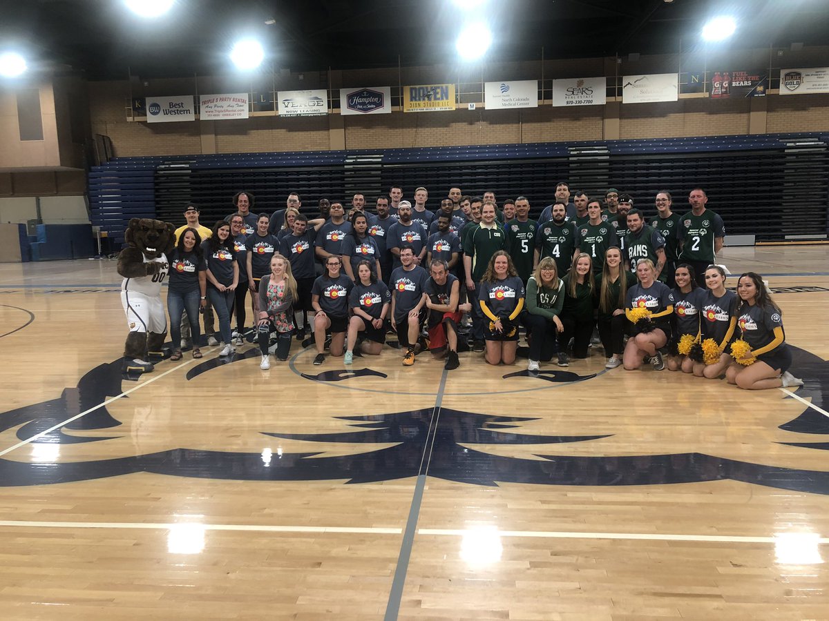BenWrubel19's tweet photo. Tonight was about buckets and inclusion during the Unified Rivalry Basketball Game between Colorado State and the University of Northern Colorado! @SpecOlympicsCO #PlayUnified https://t.co/zc9Iig3J2X