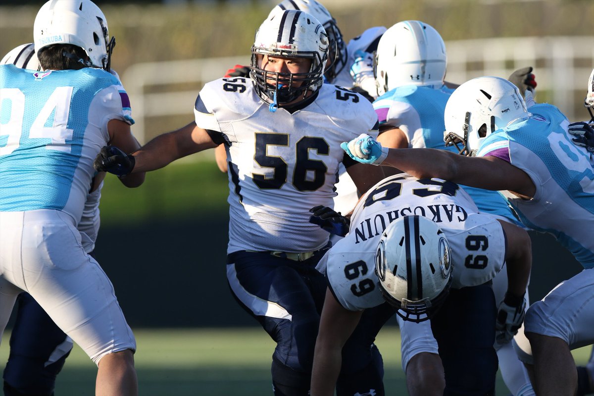 学習院大学アメフト部 Generals ポジション紹介 Offenseの道を切り開く Ol オフェンスライン ボールを持たないポジションですが 強力なブロックで攻撃を支えるolなくして Offenseが前に進むことはできません 大きな体格 体重が重い人