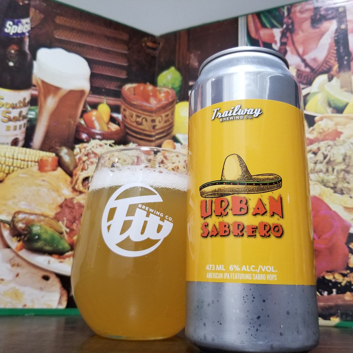 PEIBeerGuy's tweet photo. This Urban Sabrero from @trailwaybrewing is just about the most melon-y smelling beer I've ever had. #ZZhops https://t.co/GX1YnJMBjG