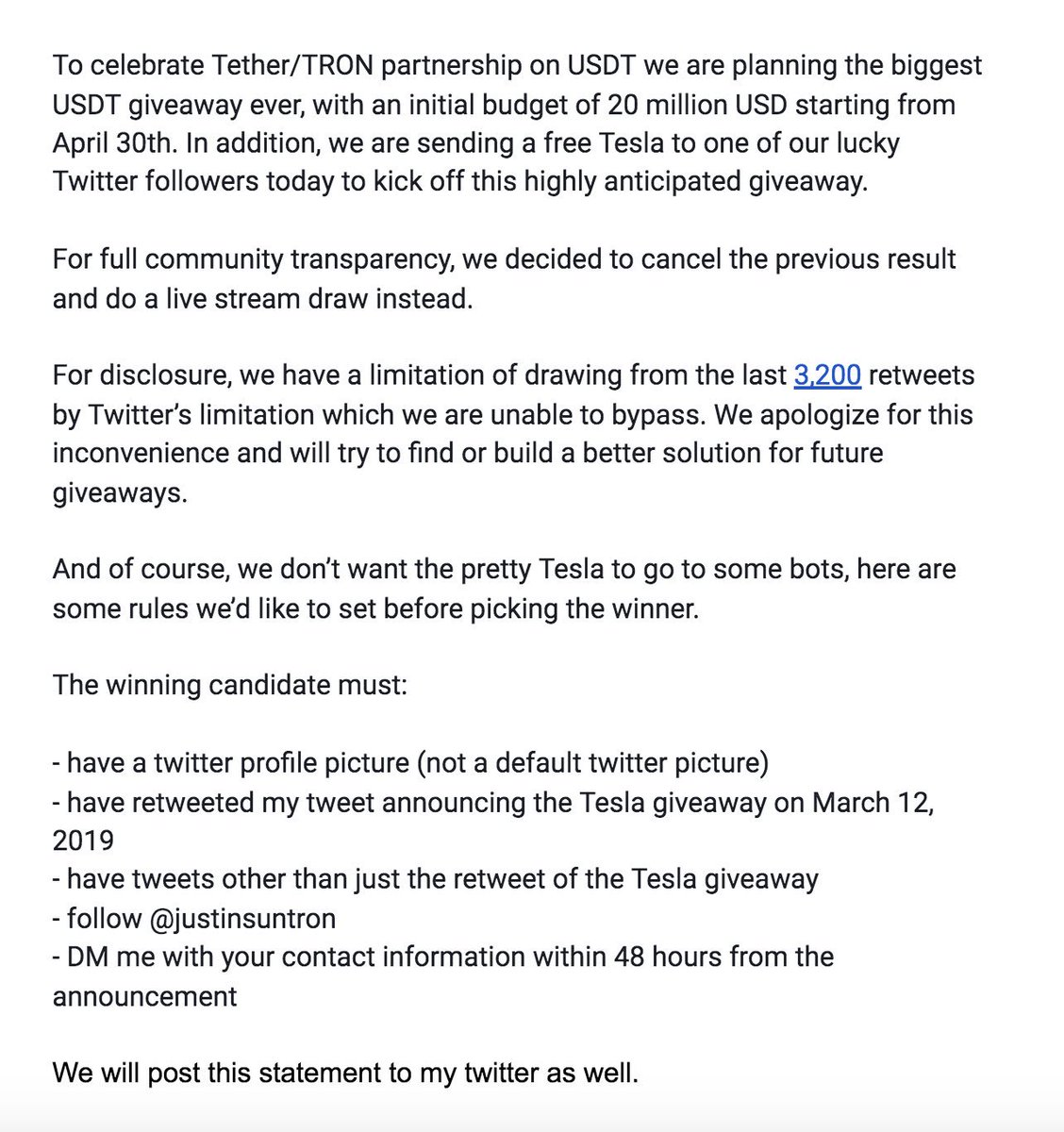 Here is the statement for your reference.