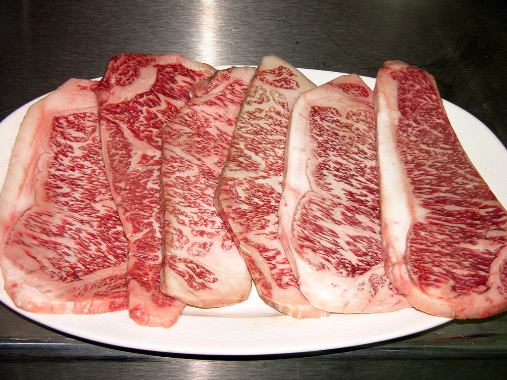 Marbling or Shimofuri is considered the best indicator of eating satisfaction when consumers enjoy beef.