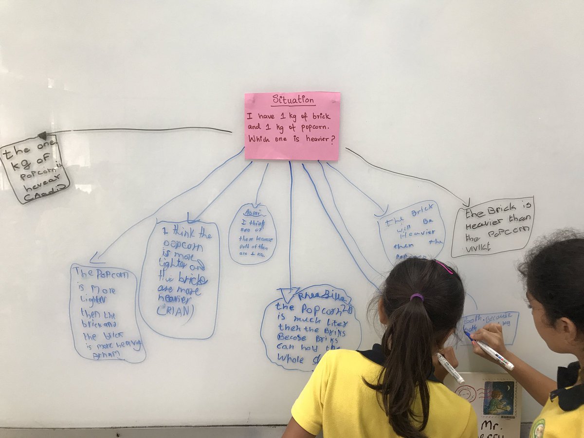 SrutiSukumaran's tweet photo. #mathmeasurement #weight #exploration #makingconnections #collaborativelessons @nehapeddi @ois_primary https://t.co/fR4RtGoP41