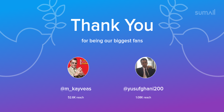 CawJalanJKR's tweet photo. Our biggest fans this week: @m_kayveas, @yusufghani200. Thank you! via https://t.co/NSZy5WpiQj https://t.co/xdZOjNZvkj