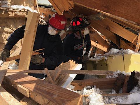 WPBfire's tweet photo. @wpbfire technical rescue team working with @pbstatecollege #fireacademy on a collapse drill. #USAR is one of the many functions #wpbfire technical rescue team performs. https://t.co/XBpvoyyxMm