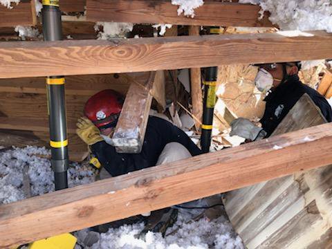 WPBfire's tweet photo. @wpbfire technical rescue team working with @pbstatecollege #fireacademy on a collapse drill. #USAR is one of the many functions #wpbfire technical rescue team performs. https://t.co/XBpvoyyxMm