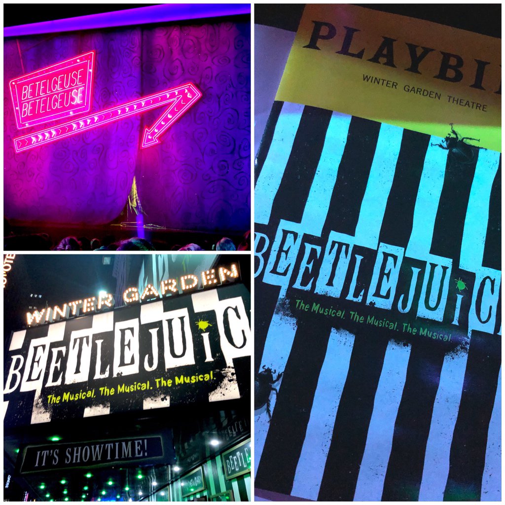 wildblueyonders's tweet photo. Opening night of #Beetlejuice on #Broadway! It’s showtime! #beetlejuicebway https://t.co/FMcVaw3Cp6
