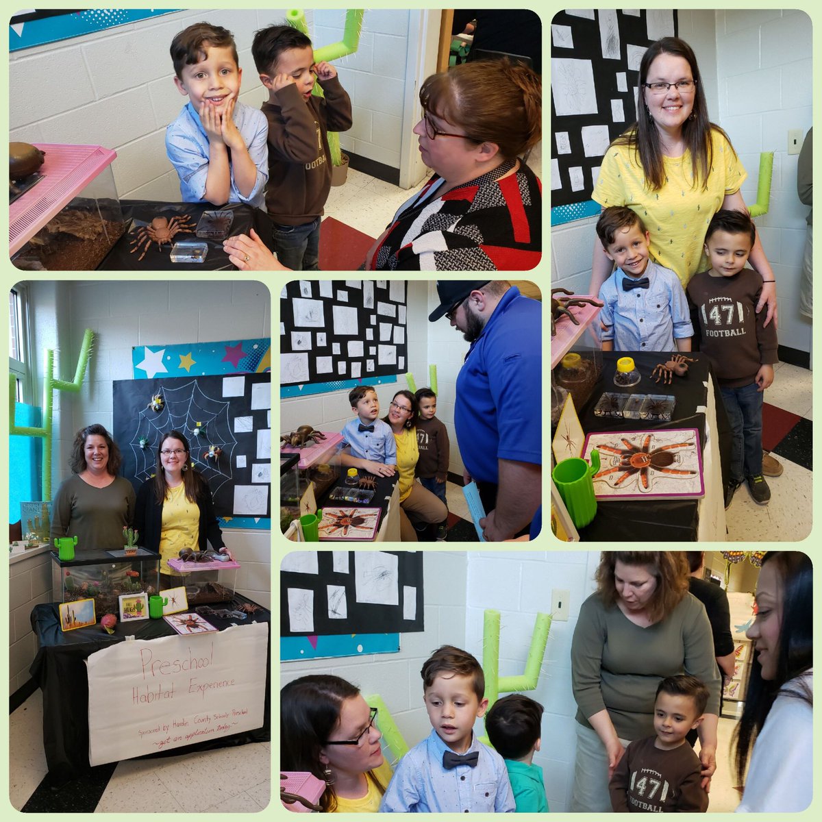 CarlenaSheeran's tweet photo. The best thing about Museum Night @RineyvilleE involved two amazing preschool students in Mrs. Arnold’s classroom sharing what they had learned with the audience! ❤️ Leaders in the making! 👏🏼 #HCSPreschool #HCSStrongerTogether https://t.co/AlwlAVLtAB