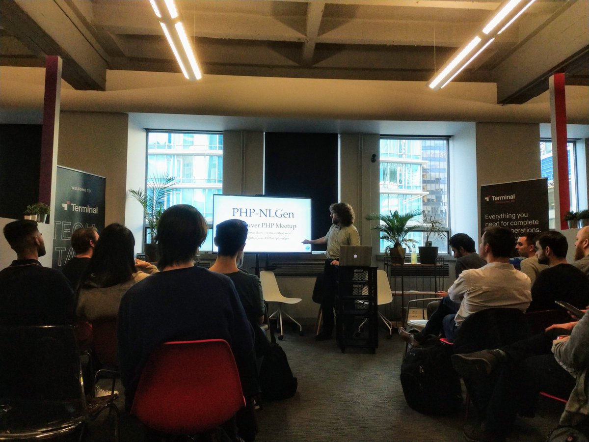 phpvancouver's tweet image. Hello #php mlgen! #vanphp