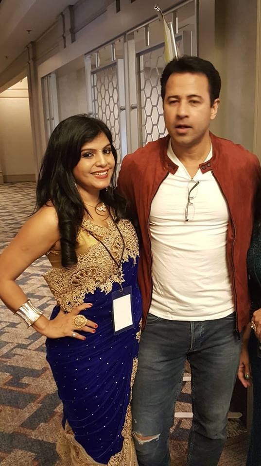 hetalnmehta's tweet photo. Had a great fun time with Bollywood celebrity #SunnyLeone and #AryanVaid😍💥at Miss Bharat beauty pageant! Congratulations dear Kamlesh jee for your successful event! https://t.co/pVLd1b1Uw2
