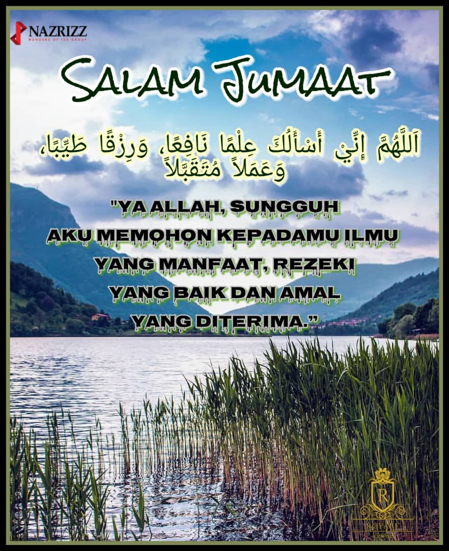 NadiaAlAin6's tweet photo. *Assalamualaikum dan Selamat pagi..*

      *بسم الله الرحمن الرحيم*

*اَللَّهُمَّ إِنِّيْ أَسْأَلُكَ عِلْمًا نَافِعًا، وَرِزْقًا طَيِّبًا، وَعَمَلاً مُتَقَبَّلاً*
.

*#nadiaalain*
*#aiapublictakaful*
*#royalegroup* https://t.co/MhujX8nIQh