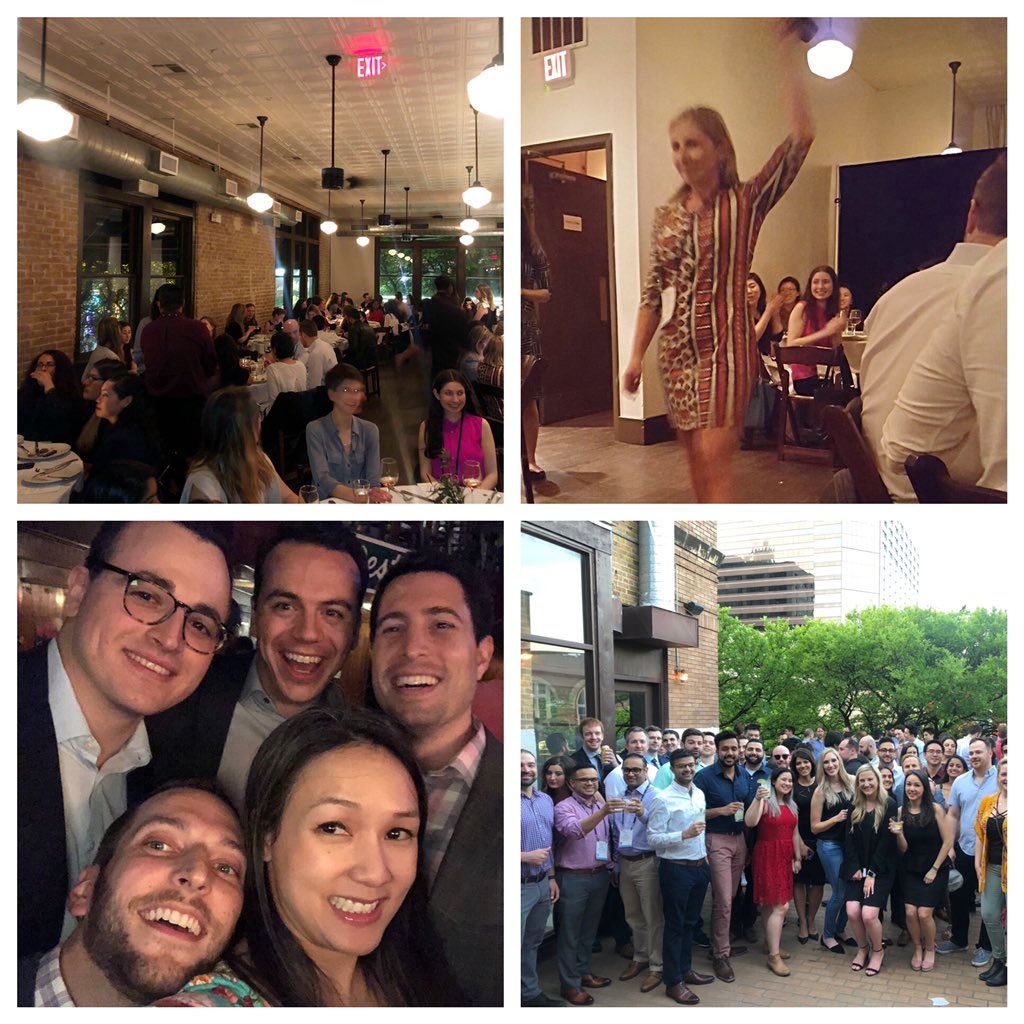 HelenV_'s tweet photo. #SIR19ATX gist for a memorable week! @RadiologyChicks/@womenirads dinner, HH w/ @SIRRFS, pre & post-#scooterfail w/@WeillCornellRad, #escalatorfail, post-gala bar, duel pianos, unsynced #stopthechop w/ Fellows Practicum crew & meeting @AgnesSolberg. Cheers to #SIR20SEA! https://t.co/t1pj2aMObI