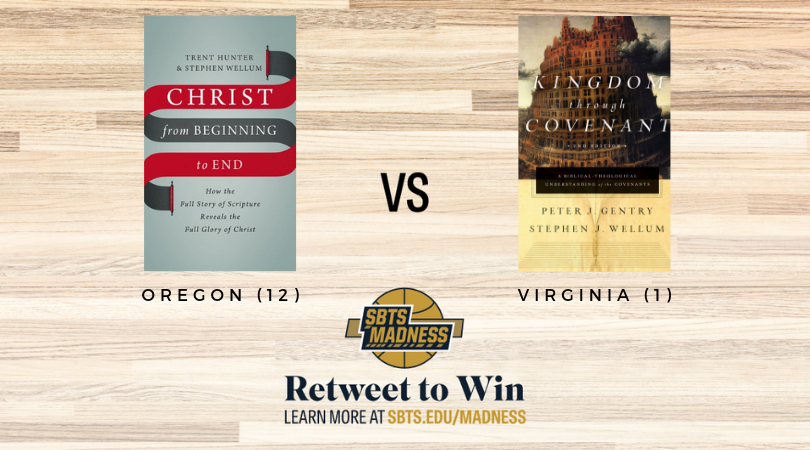 SBTSadmissions's tweet photo. The last game of the day and it is the battle of the Wellum books! Thanks to @Zondervan and @crossway for sponsoring! RT to win 🏀 📘 📚 https://t.co/68Rw2Ylir9