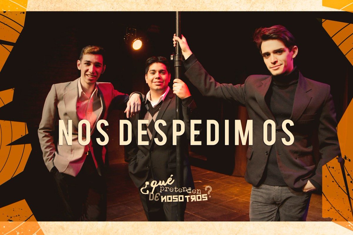 3SonMultitud_'s tweet photo. "¿QUÉ PRETENDEN DE NOSOTROS?" llega a su fin...
🔥 ¡ÚLTIMA FUNCIÓN! 🔥
📅 Sábado 30 de marzo
⏰ 22:00
🎭 Teatro María Castaña (Tucumán 260)
🔖 Reservas 4235529 o por MD https://t.co/Z64mhR9WNN