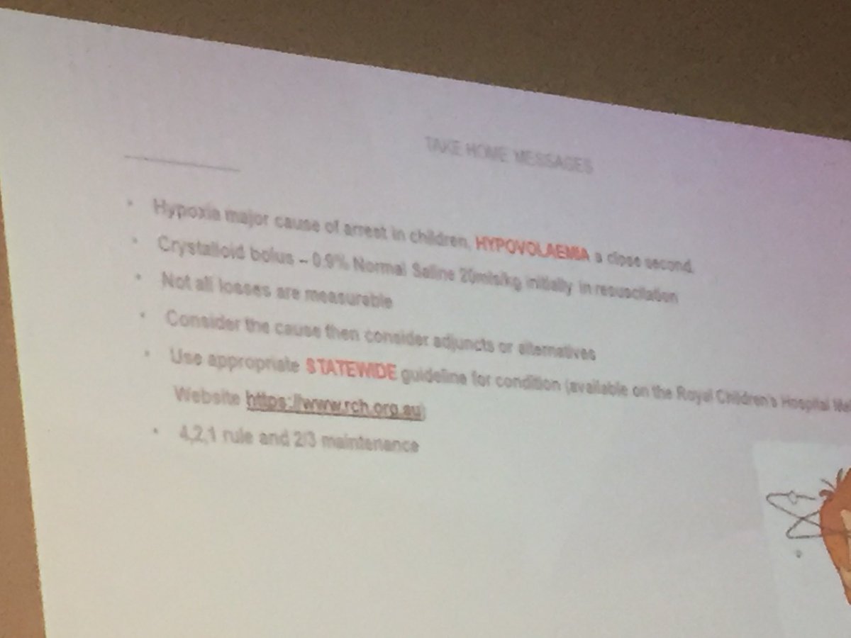 EmergEdu's tweet photo. Hypoxia a major cause of arrest in children, hypovalemia is a close second: Corinne Dunningham at #ResusUpdate https://t.co/ggKbOLsmjT