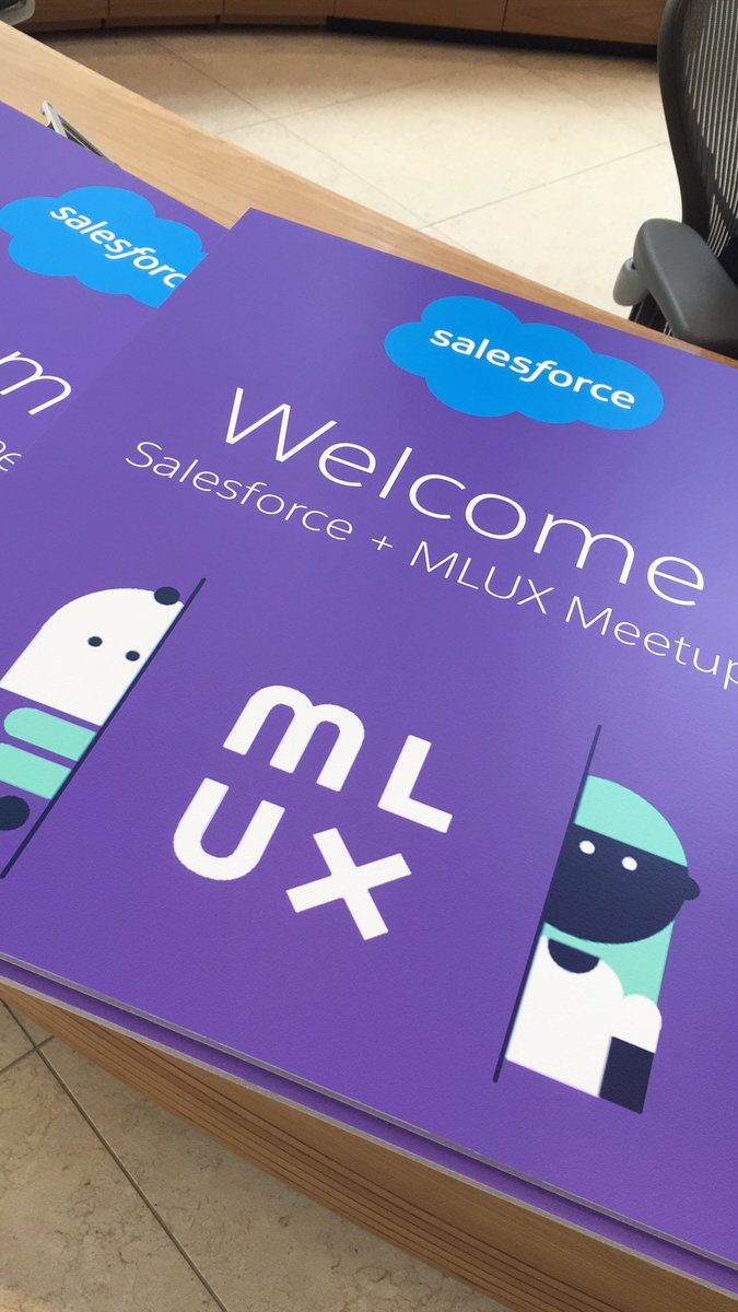 mluxmeetup's tweet photo. Woohoo! It's finally happening! Our #mluxsf event at @SalesforceUX on #datadrivenpersonas #mlux #personas #ux #uxresearch https://t.co/4KsCJVwXcd