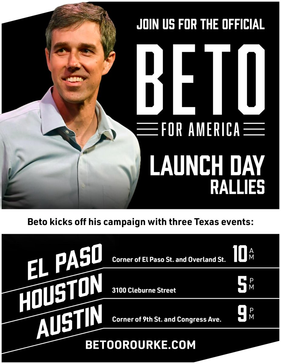 Texans from across the state will be joining together in El Paso, Houston, and Austin on Saturday. Hope you'll join us and RT to spread the word.