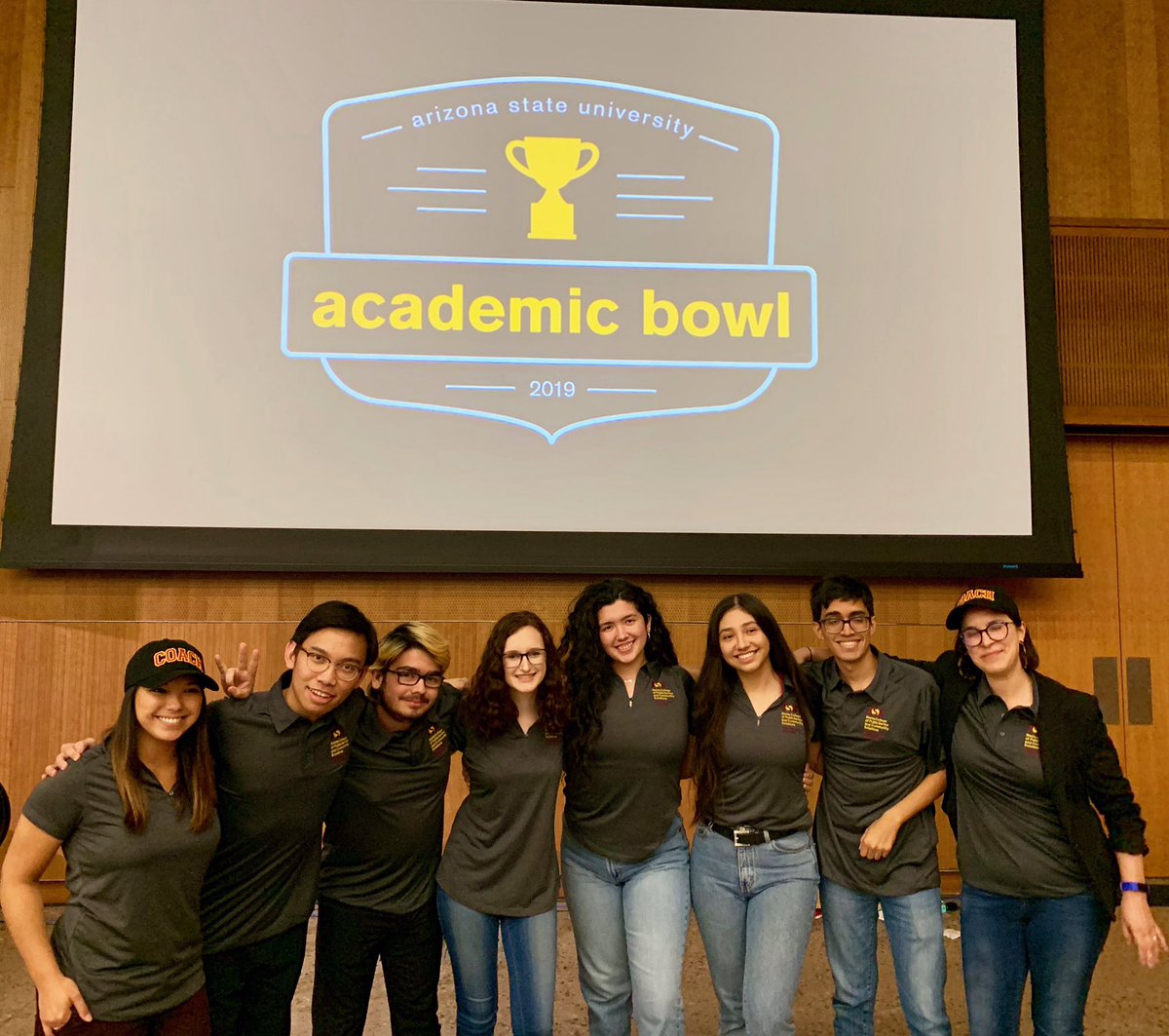 ASUAcademicBowl's tweet photo. The @asupublicsvc had a good run! Thanks for participating and great job! #ASU #ASUAcademicBowl https://t.co/tGlCxMxOvs