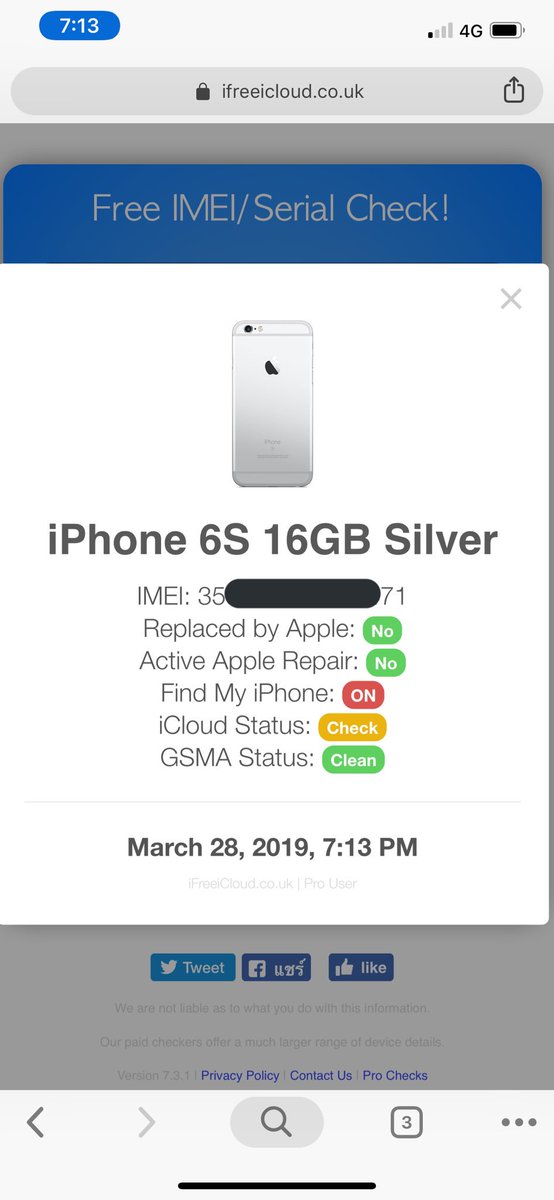 NutUnlock's tweet photo. Country: Thailand 🇹🇭 ( 2 hours)
iPhone 6S 16GB Silver Done ✅
FMI - ON 🍎 😩
FMI - OFF  🍏 🤗
Scripts >> @i_phisher SMS >> @engine_app
====================== https://t.co/Dd71SyNUCs