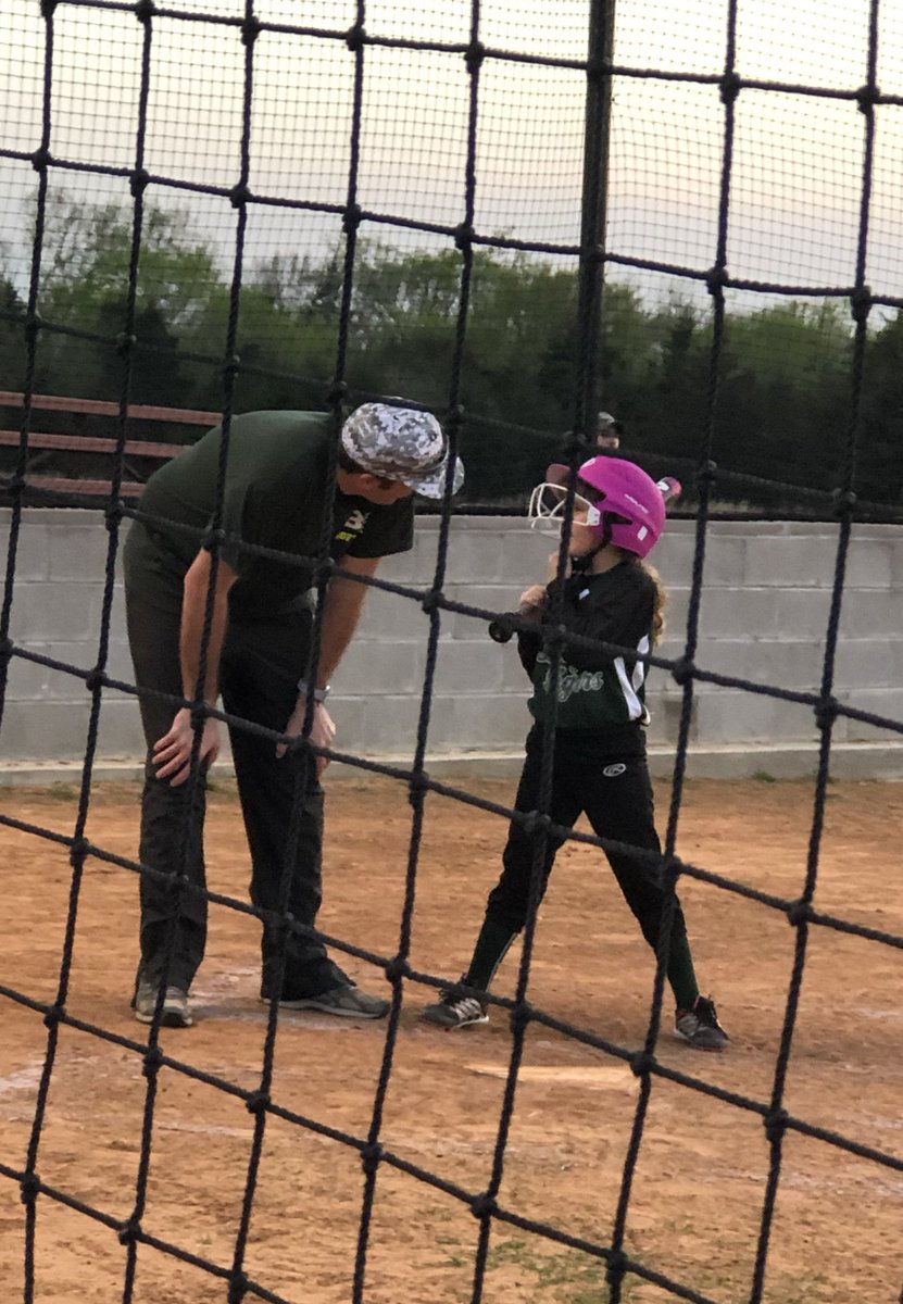 CharlotteDTodd's tweet photo. Matthew giving Matti pointers before batting. ☺️ https://t.co/XpzHKl7cTb