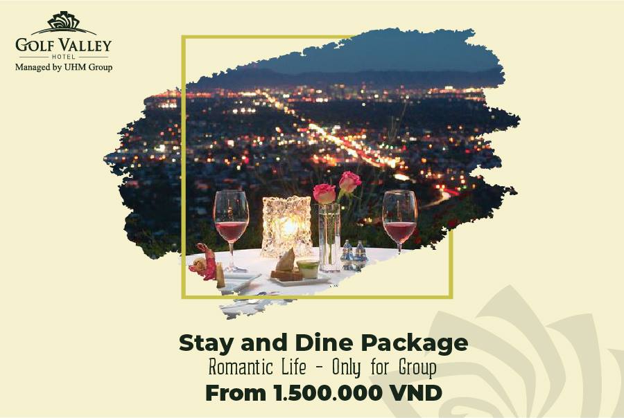 GolfValleyHotel's tweet photo. Stay and Dine Package
Romantic life – Only for Group 
✔ 2 nights – 1,500,000 VND
✔ 3 nights – 2,250,000 VND
Explore the romantic world at https://t.co/7rL8L4foWS
Website: https://t.co/Q8r4OLhyFv  
Contact: info@golfvalleyhotel.com
#golfvalleyhotel #golf #dalat #romantic https://t.co/nKHp3W3Idt