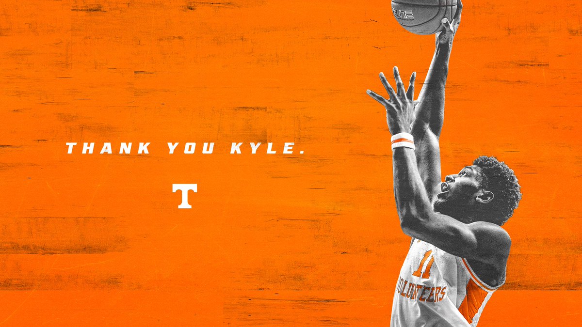 Every day, gave his all for Tennessee.

Thank you, @KyleJamal4