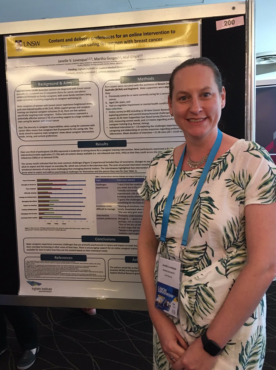 Afaf_Girgis's tweet photo. Dr Janelle Levesque re content &amp; delivery preferences for #online #caregiver resource #surv19 #breastcancer #CareAssist @marthagerges @MonashUni @InghamInstitute @CancerSPHERE @UNSWMedicine https://t.co/Zxp4HbEJJk