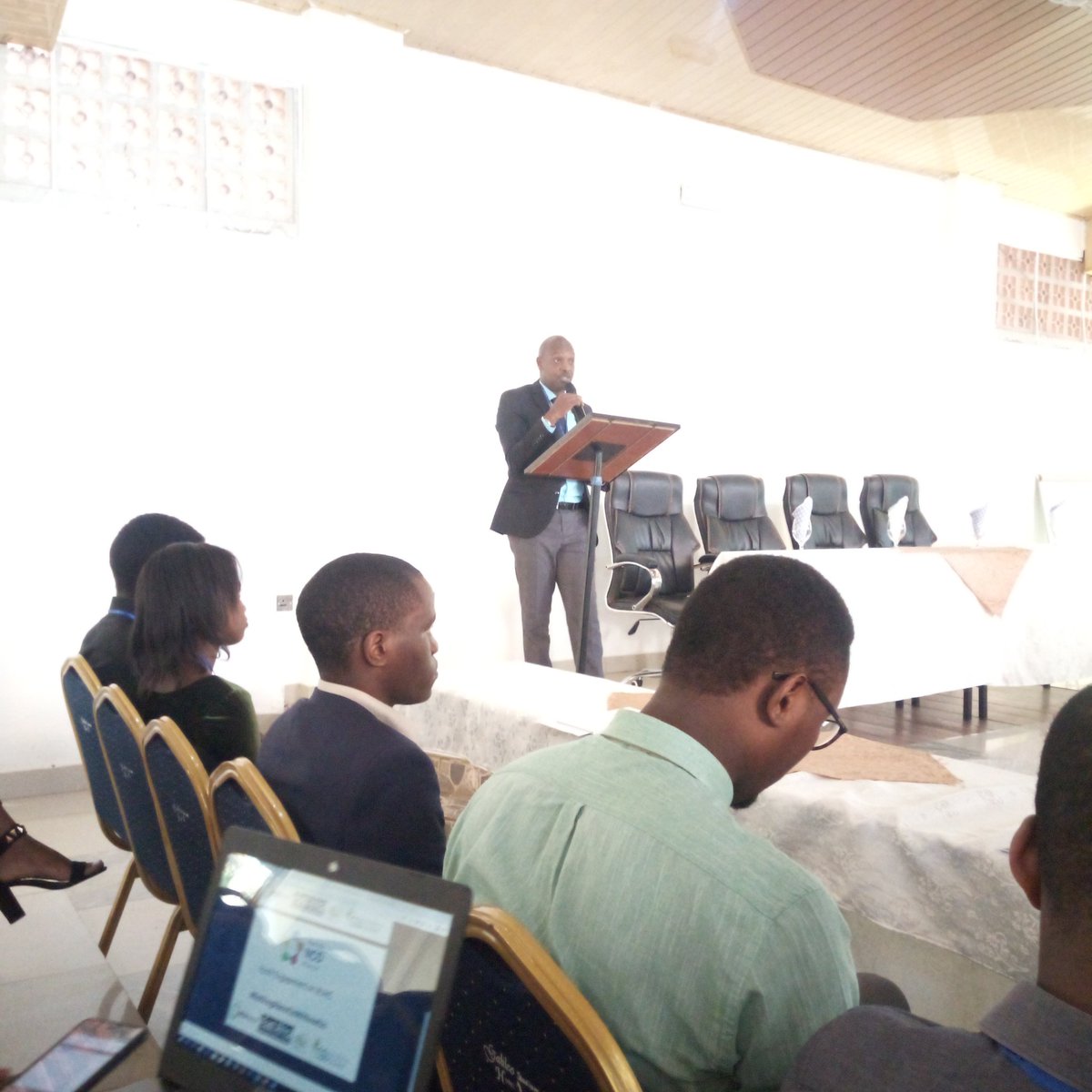 sagepharmily's tweet photo. The President on NPC @mugangaray speaking at the #10thRPSAIPS On "Building the bridge for achieving Pharmacy Profession Excellence" @RPSARwanda @IPSFAfRO @IPSForg @IPSFWC2019 @Uni_Rwanda https://t.co/HZNKJVSjze