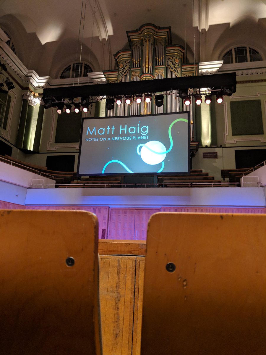 Had an amazing evening at <a href="/NCH_Music/">National Concert Hall</a> listening to <a href="/matthaig1/">Matt Haig</a>, it is refreshing to hear someone talking with such openess and honestly about their struggles with mental health.
