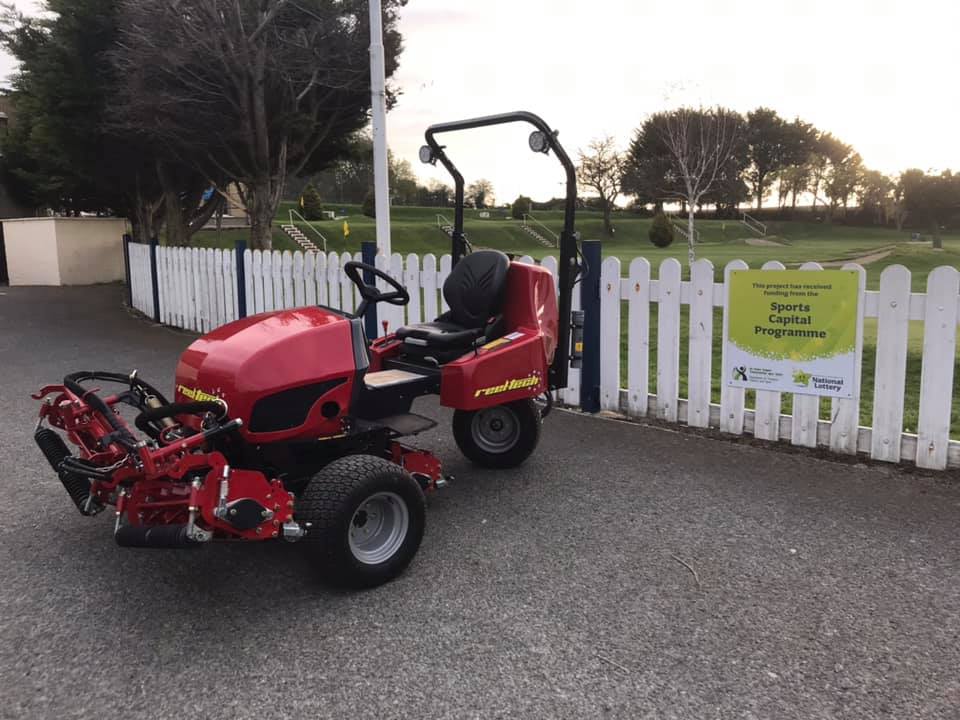 Thanks Rafal and Irene S&amp;S club for purchasing the New Baroness 331 Triplex mower! Call today for a demo or quote #Reeltech #Baroness <a href="/greenkeepingire/">GreenKeeping Ireland</a>
