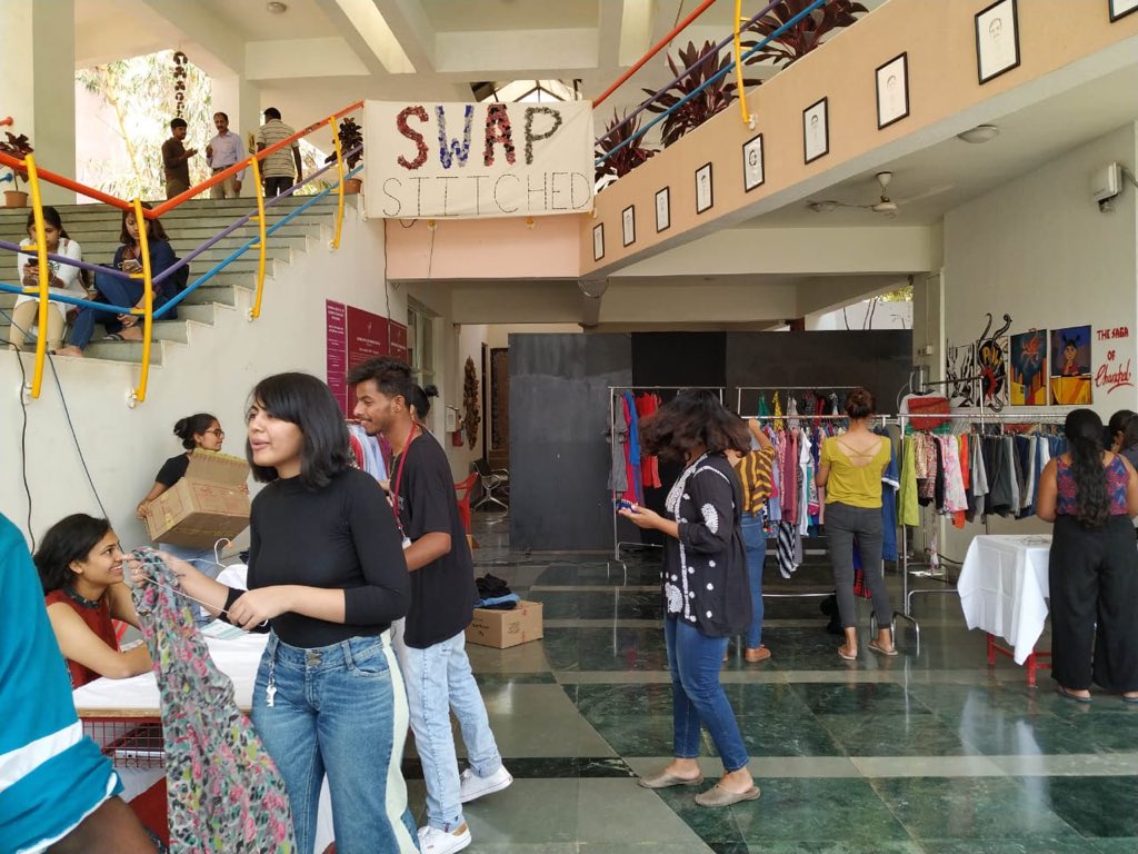 susanthomasirs's tweet photo. Cloths swap is mindful consumption. Buy less, upcycle and recycle more. #circularfashion https://t.co/ZtjKUFLhQp