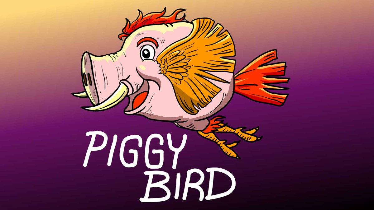 Jackson_S7R's tweet photo. New Creature - Piggy Bird 
#creature #pig #flyingpig #bird #digitalart #conceptart #miyazaki #anime #Manga #dream #tamil #thala #thalapathy https://t.co/KiB4VEWjlW