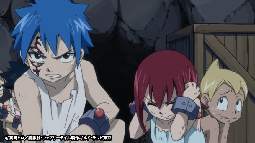 Tvアニメ Fairy Tail 公式 Box発売記念 振り返り 33 40 つかの間のバカンスを楽しむナツたちは 突然の襲撃に合う 囚われたエルザが運ばれた先は 楽園の塔 エルザの昔の仲間達 そしてジェラ ルとの因縁の再会だった フェアリーテイル