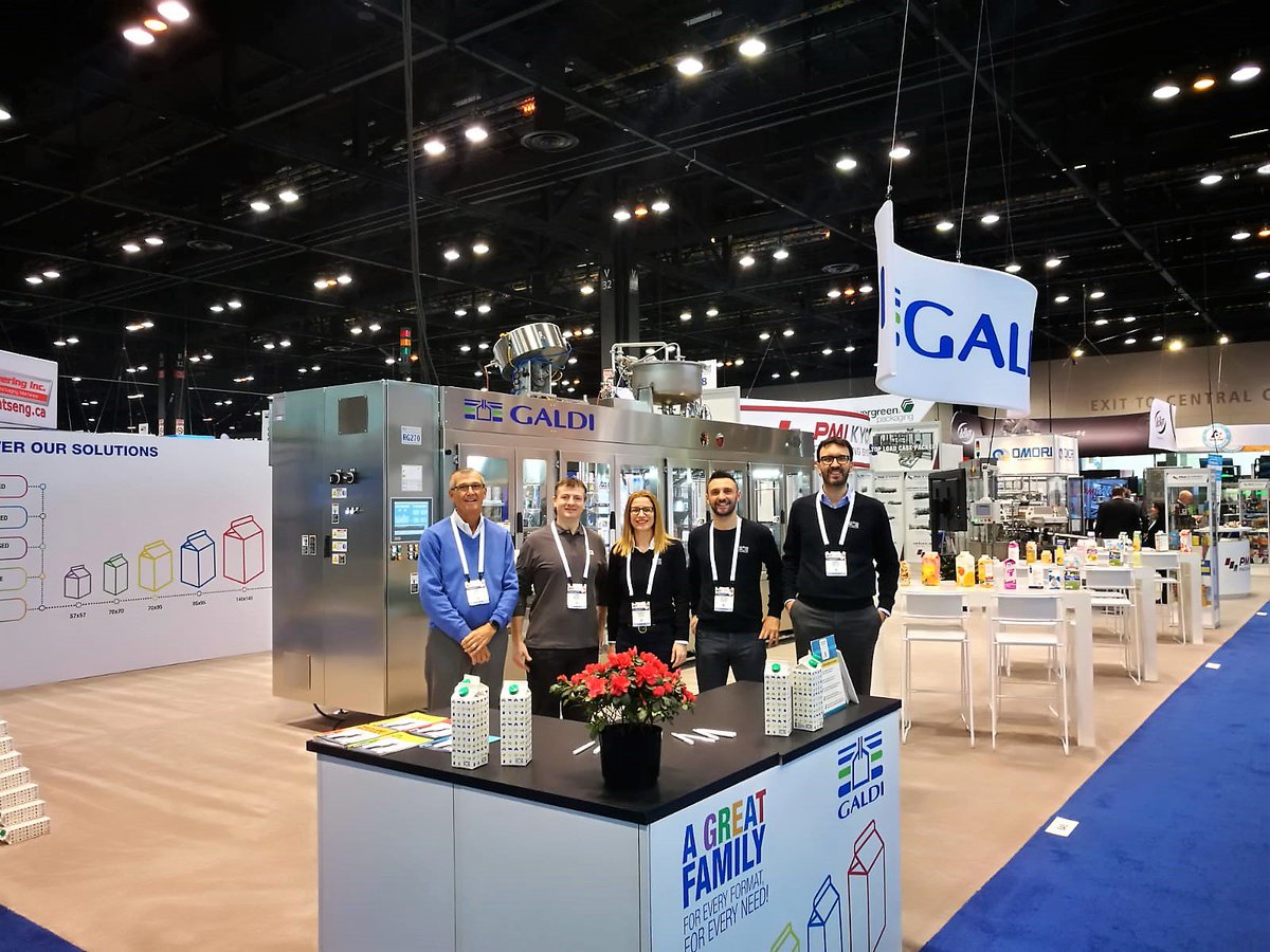 galdi_italy's tweet photo. #ProFoodTech is now over: what a great experience for us! A big thank you from our team, see you next time! https://t.co/SUX0at3Qck