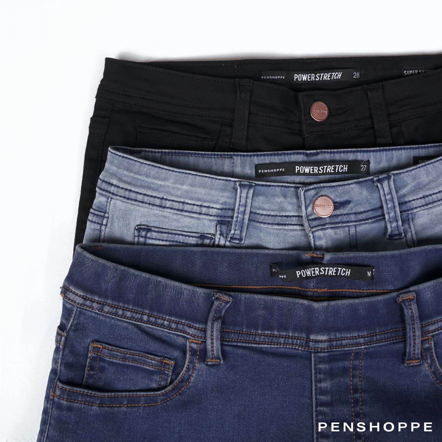 penshoppe power stretch jeans