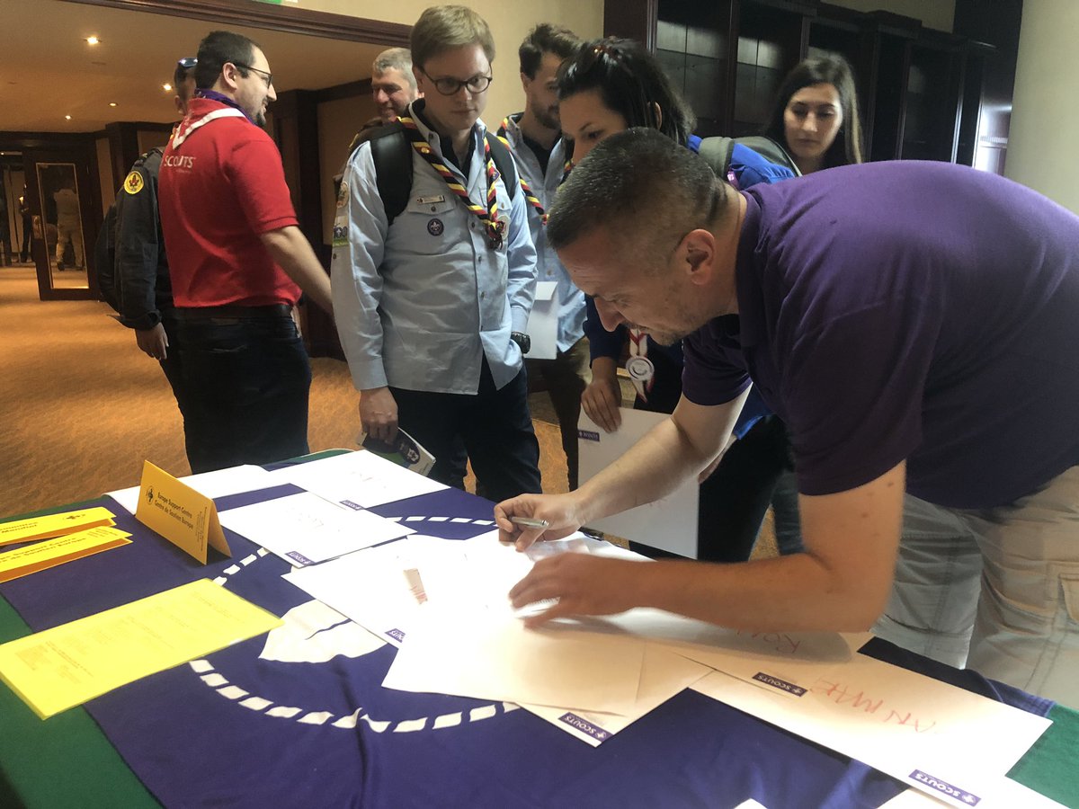 MaltaScouts's tweet photo. The Extraordinary Meeting of the European Scout Region is about to start.

#ScoutSymposium https://t.co/XS599RKVfV