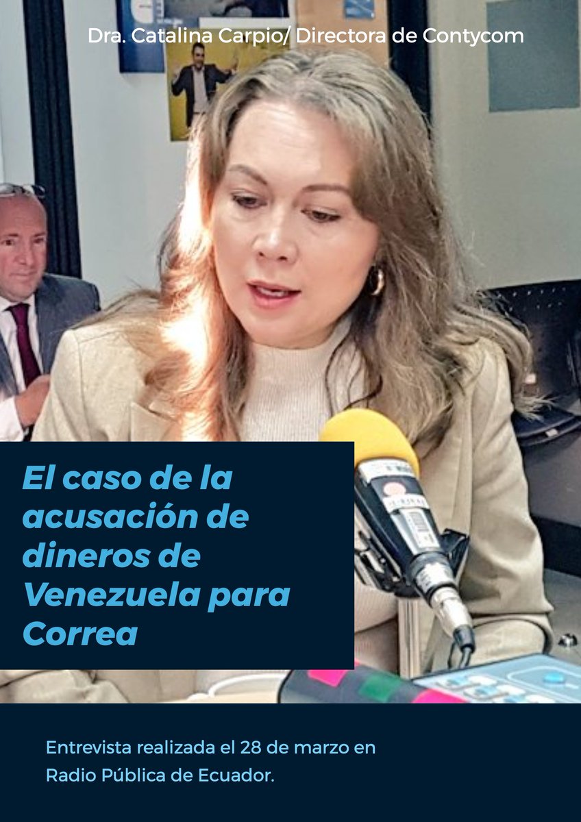 Contycom EC (@contycome) on Twitter photo El caso de dineros desde las arcas de #Maduro para ex-presidente #Correa con el fin de desestabilizar el gobierno ecuatoriano de <a href="/Lenin/">Lenín Moreno</a> Aquí toda la entrevista #Contycom #LavadoDeDinero mx.ivoox.com/es/empezando-d… El caso de dineros desde las arcas de #Maduro para ex-presidente #Correa con el fin de desestabilizar el gobierno ecuatoriano de <a href="/Lenin/">Lenín Moreno</a> Aquí toda la entrevista #Contycom #LavadoDeDinero mx.ivoox.com/es/empezando-d…
