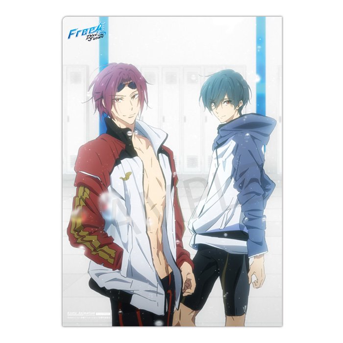 Free!DF】 「クリアファイル【Water】」予約受付中！ 遙、凛、郁弥の